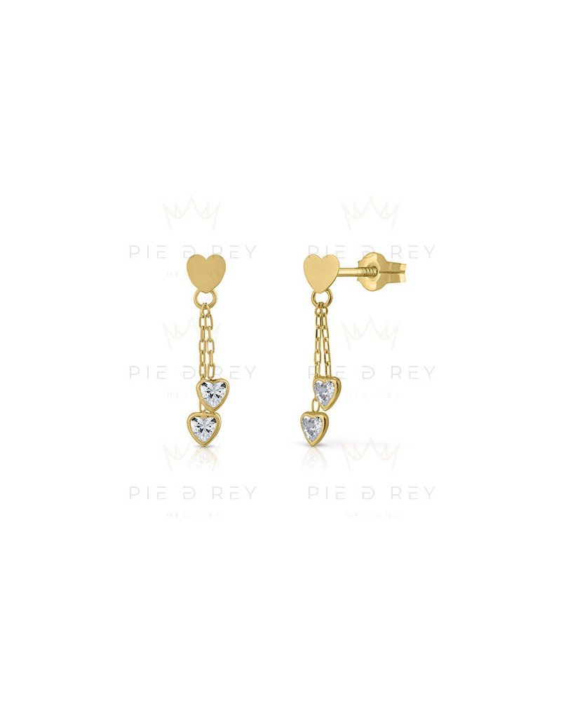 Earrings in Gold